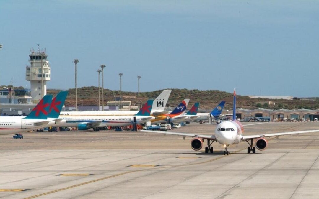 Sector de transporte aéreo en Canarias