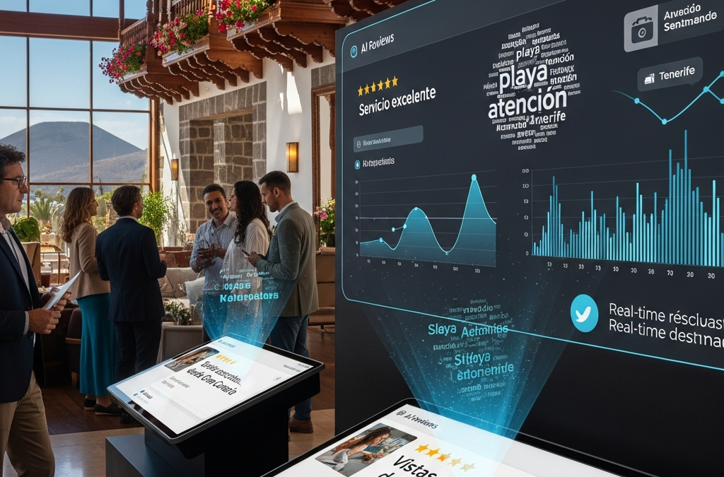 Cómo la inteligencia artificial está cambiando la forma en que los hoteles canarios entienden su reputación online